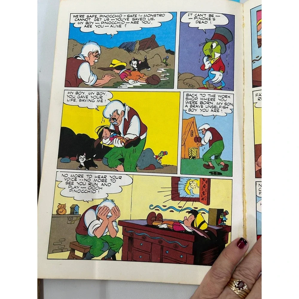 Walt Disney's Pinocchio 1945 Vintage Comic Book Fisher-Price Edition